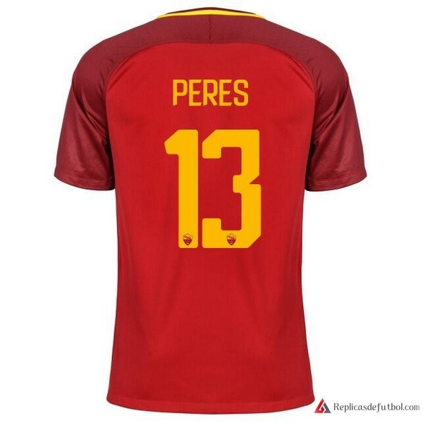 Camiseta AS Roma Primera equipación Peres 2017-2018